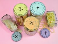 Mark Montano Button Lid Jars